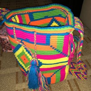 New & Authentic Colombian Wayuu Mochilas